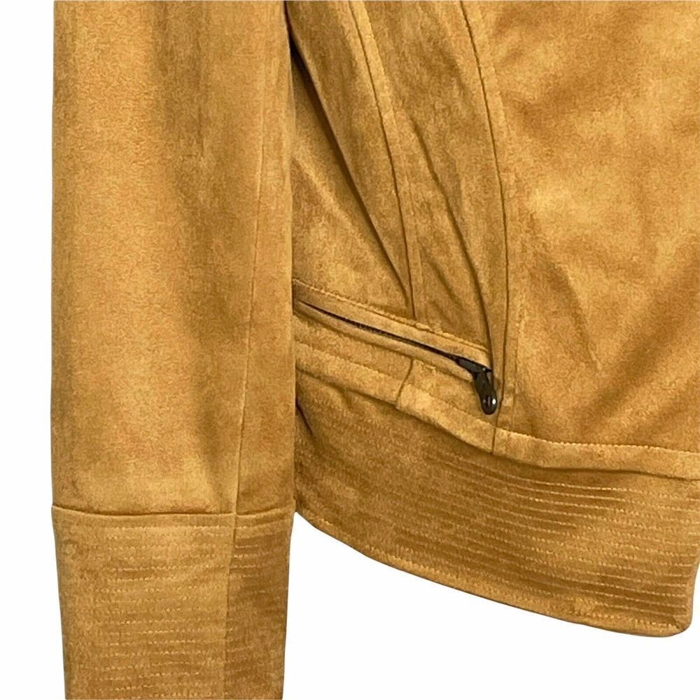 Robert Rodriquez Ayana Jacket Women’s Small Faux Suede Moto Asymmetrical Zip - Picture 5 of 11